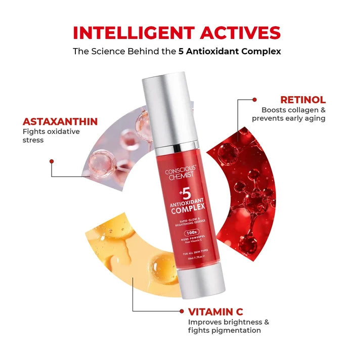 5 Antioxidant Skin Brightening Serum | 50 ml | Best Deal