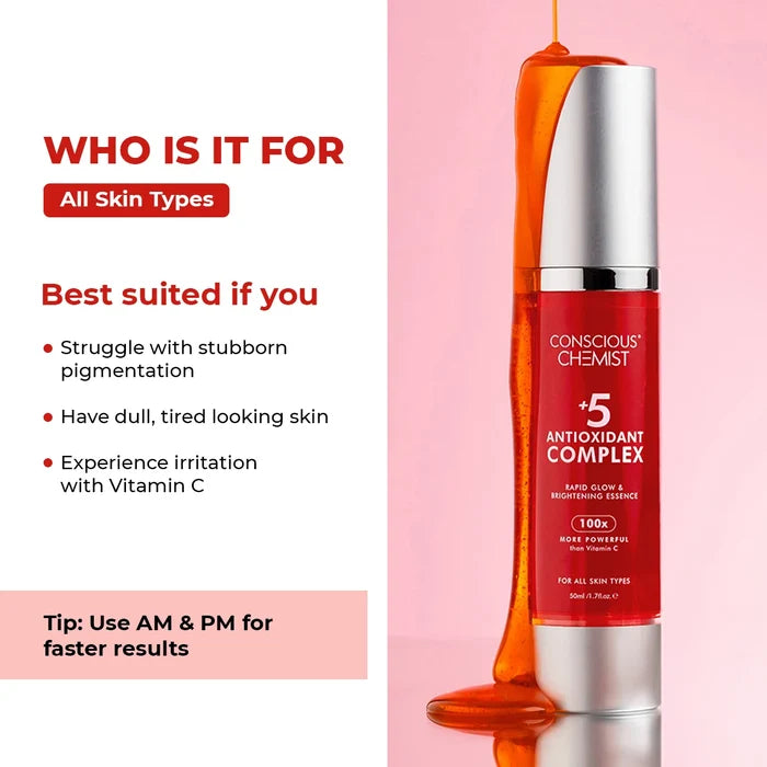 5 Antioxidant Skin Brightening Serum | 50 ml | Best Deal