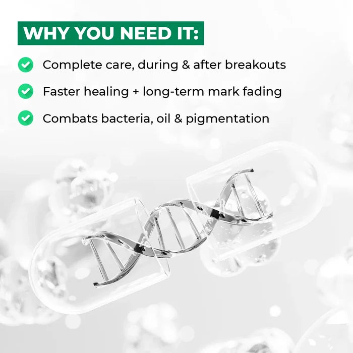 Acne Care Duo | Spot Corrector Gel + Microneedle Patches for Fast Healing & Scar-Free Skin