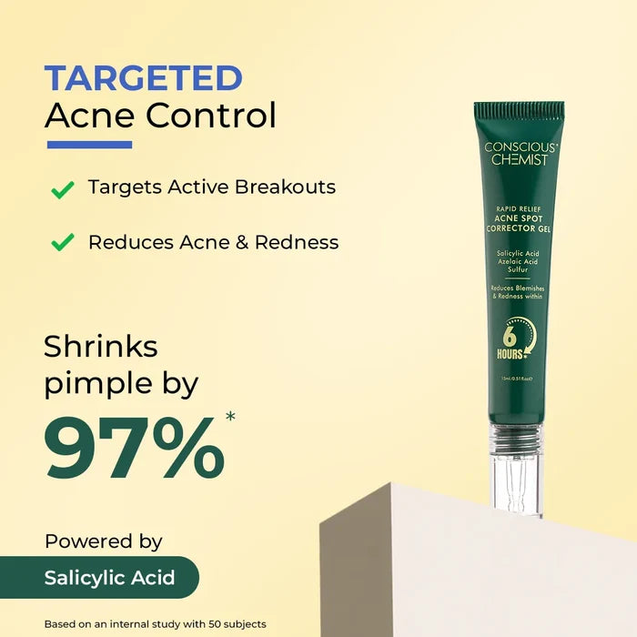 Acne Defence Duo | Acne Spot Corrector Gel & Mineral Sunscreen | flat 50
