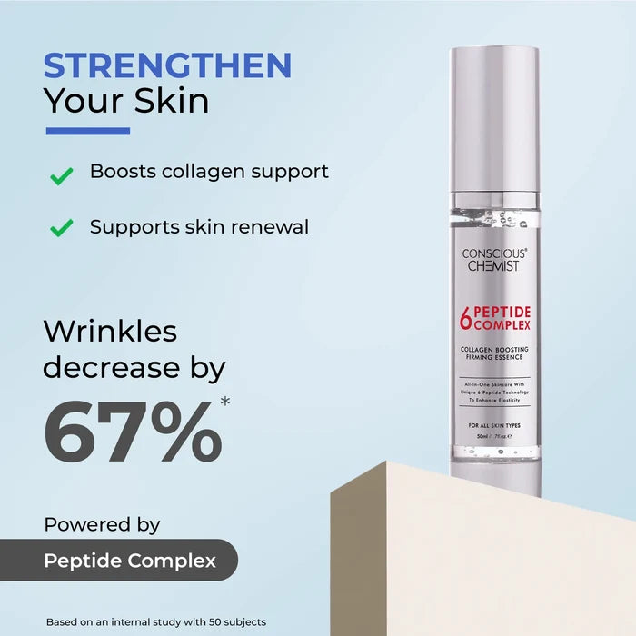 Age Defence Duo | 6 Peptide Booster Serum & Defender Retinol Night Cream | Combo