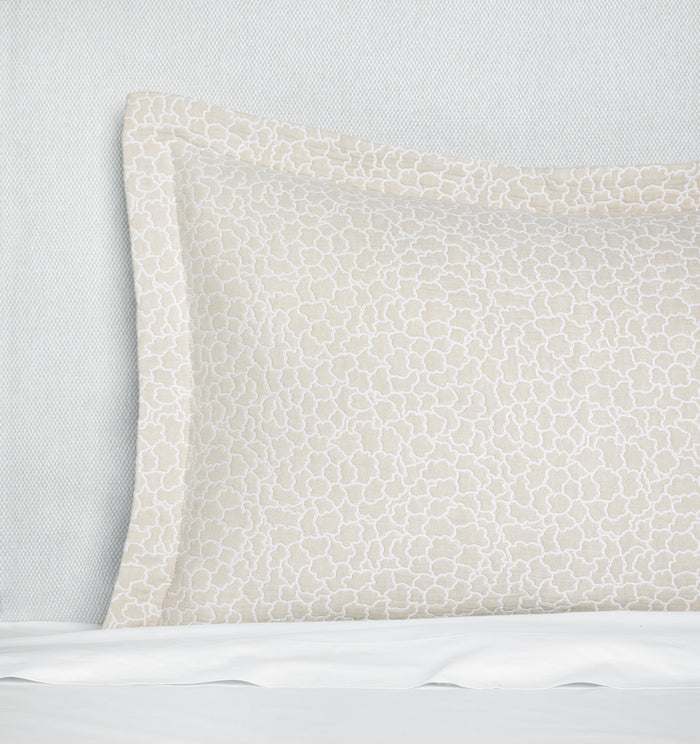 Aurelia white/sand sham