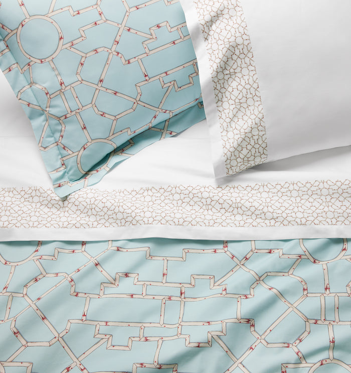 Baldwin Bamboo flat sheet, pillowcase and sham vignette