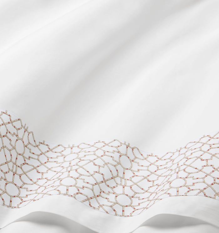 Baldwin Bamboo pillowcase and flat sheet fabric texture