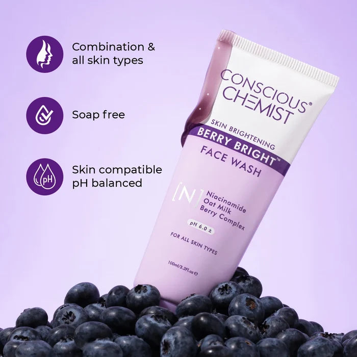 Berry Bright Face Wash( Pack Of Two) | 2x100 ML | Best Deal