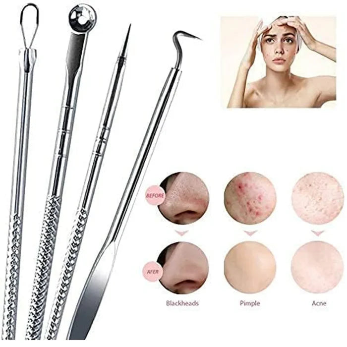 Blackhead Removal Combo | Blackhead Melting Water Mini (Pack of 2) + Blackhead Remover Toolkit | 2x50 ml + 1 Toolkit