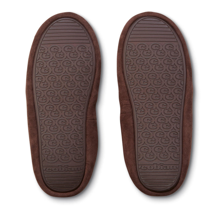 Cobian Borrego Moccasin Brown Bottom View #color_brown