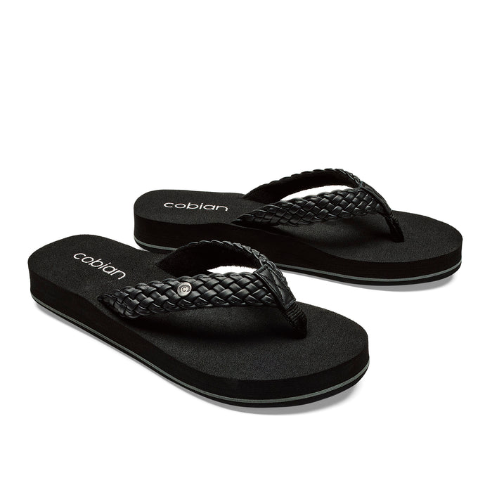 Cobian Braided Bounce Black 3 Quarter View #color_black