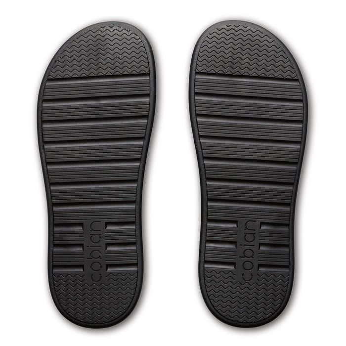 Black shoe sole with 'Cobian' branding on a white background #color_