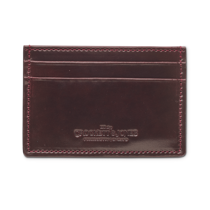 Card Holder Burgundy Cordovan
