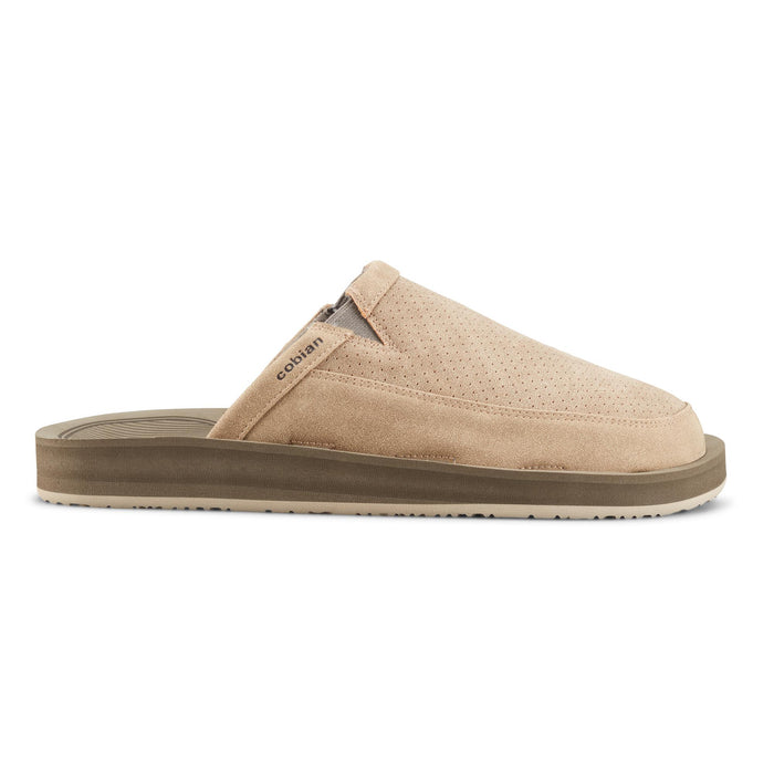 Cobian Cardiff Mule Tan Profile View #color_tan