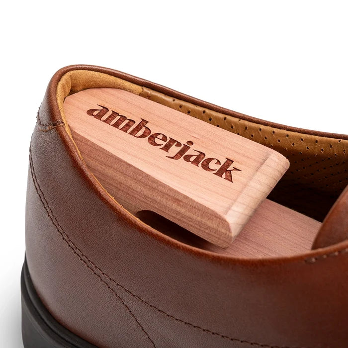 Amberjack shoe tree close up detail photo of heel