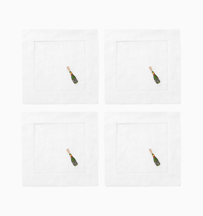 Champagne cocktail napkins