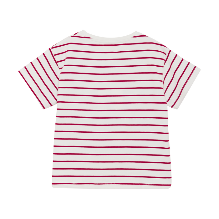 Chilli Red Striped T-Shirt