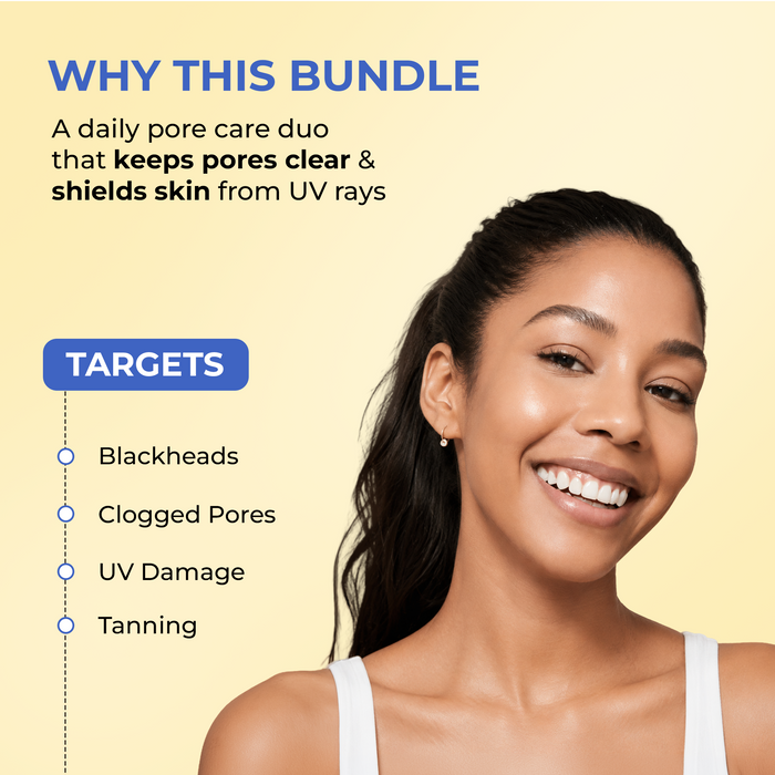 Clear Skin Duo | Blackhead Melting Water & Berry Bright Sunscreen | combo