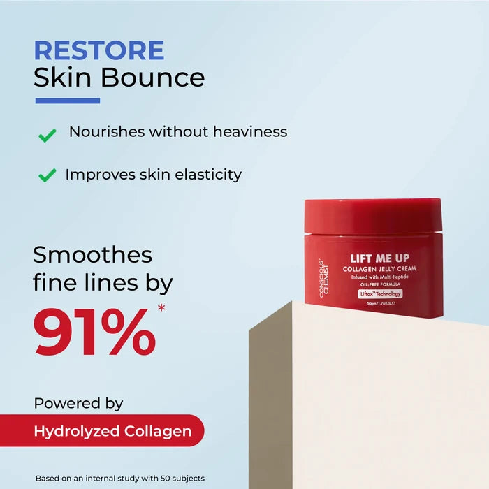 Collagen Boost Routine | Oil Cleanser, 6 Peptide Serum & Collagen Jelly Cream | Combo