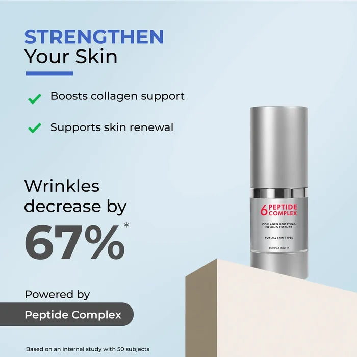 Collagen Boost Routine | Oil Cleanser, 6 Peptide Serum & Collagen Jelly Cream | Combo