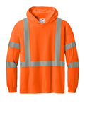 CornerStone CS208 ANSI 107 Class 3 Long Sleeve Segmented Tape Hooded Tee