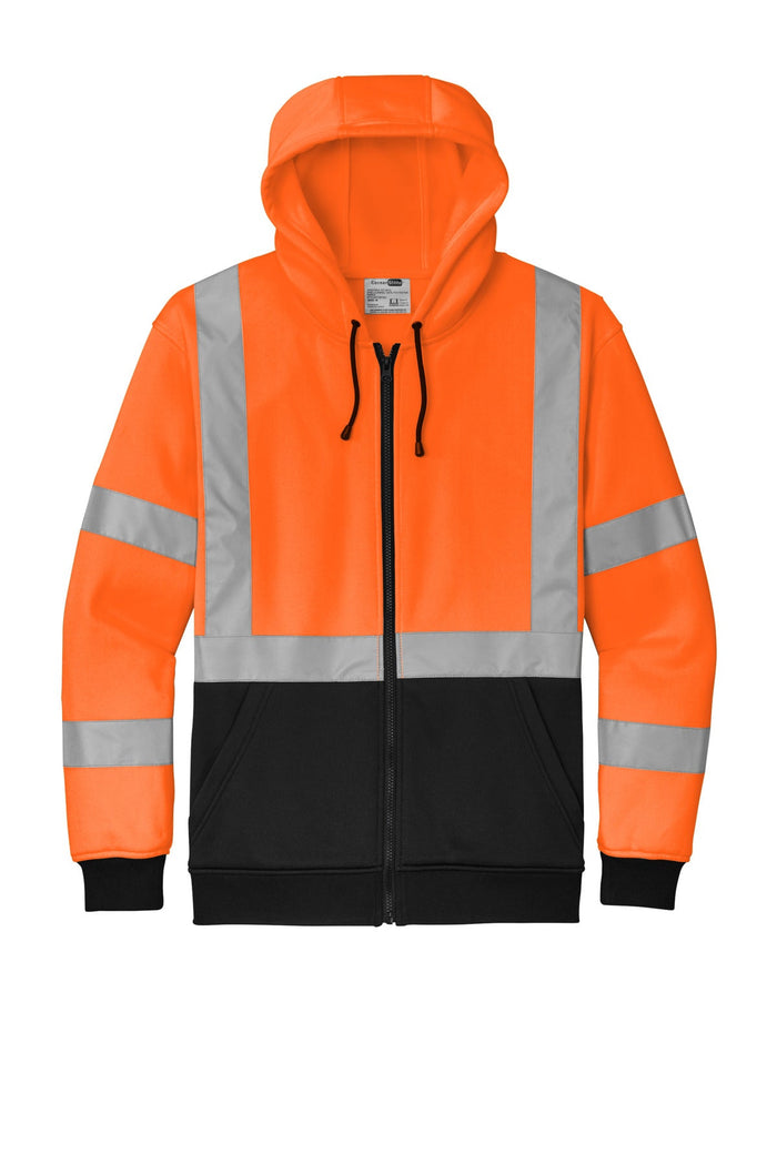 CornerStone CSF300 A107 Class 3 Heavy-Duty Fleece Full-Zip Hoodie