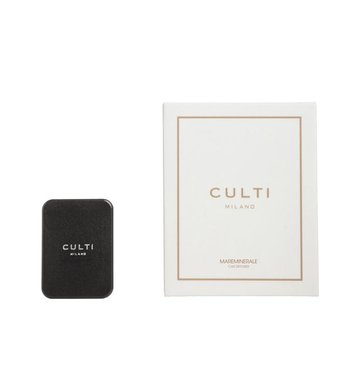 CULTI MILANO Car Diffuser Black Leather - Mareminerale