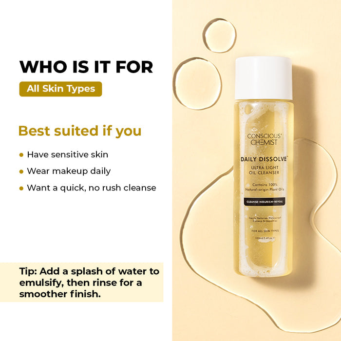 Daily Dissolve Oil Cleanser | Makeup Remover | Super Saver Sale