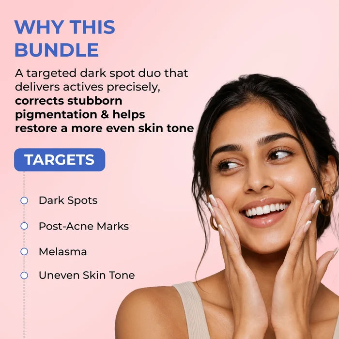 Dark Spot Corrector Duo | Microneedle Patch & Pigmentation Cream | Combo