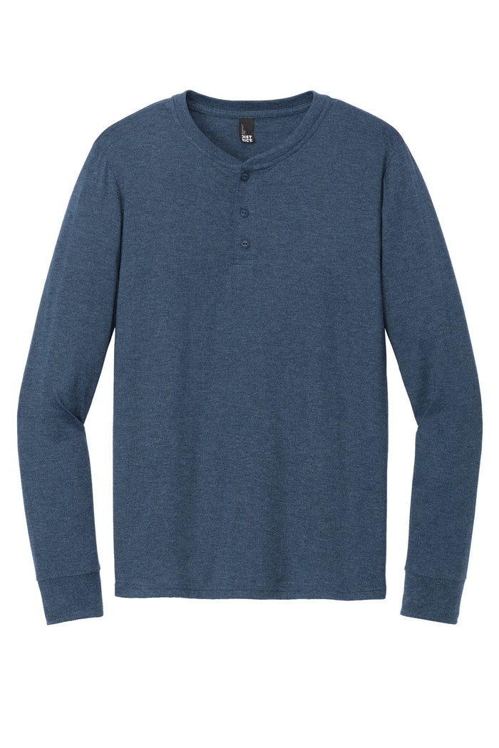District DT145 Perfect Tri Long Sleeve Henley