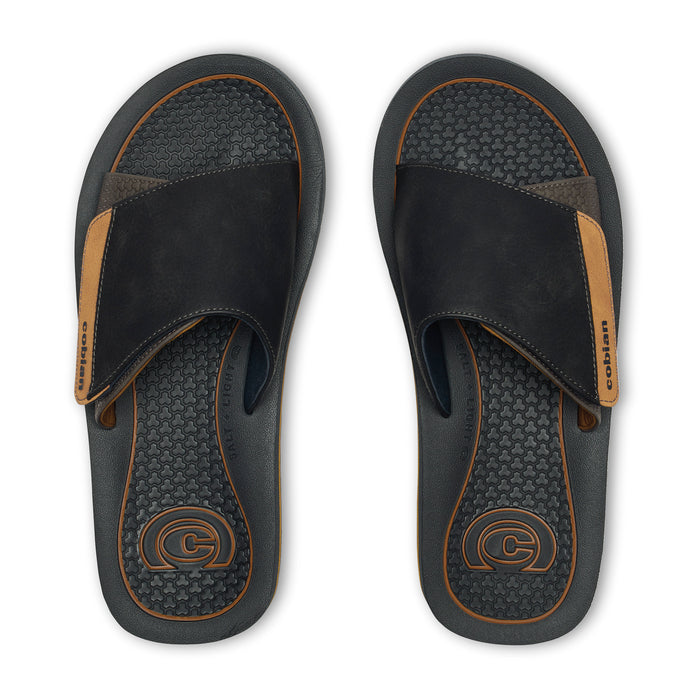 Cobian DRT Slide Charcoal Top View #color_charcoal