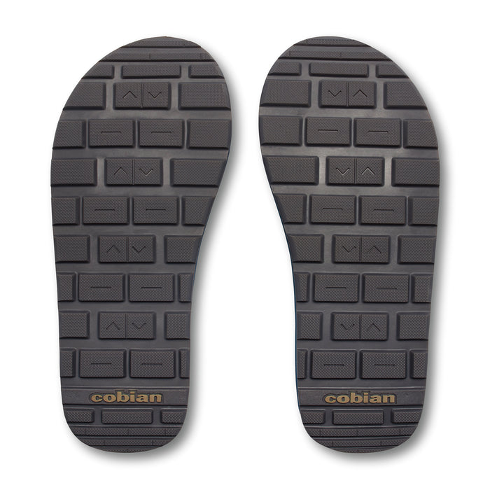 Cobian DRT Slide Charcoal Bottom View #color_charcoal