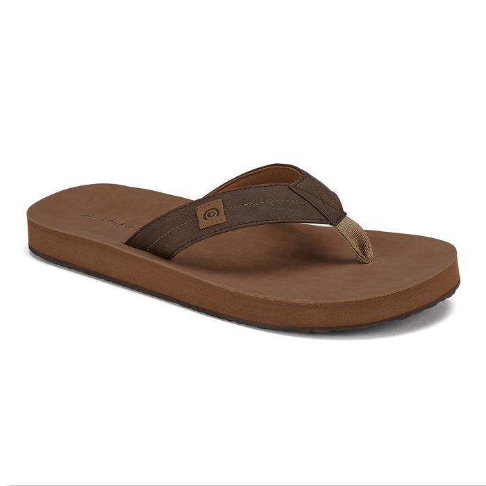 Brown sandal on a white background #color_chocolate