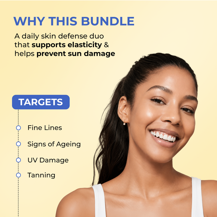 Firming & Protection Duo | Peptide Serum & Berry Bright Sunscreen | Combo