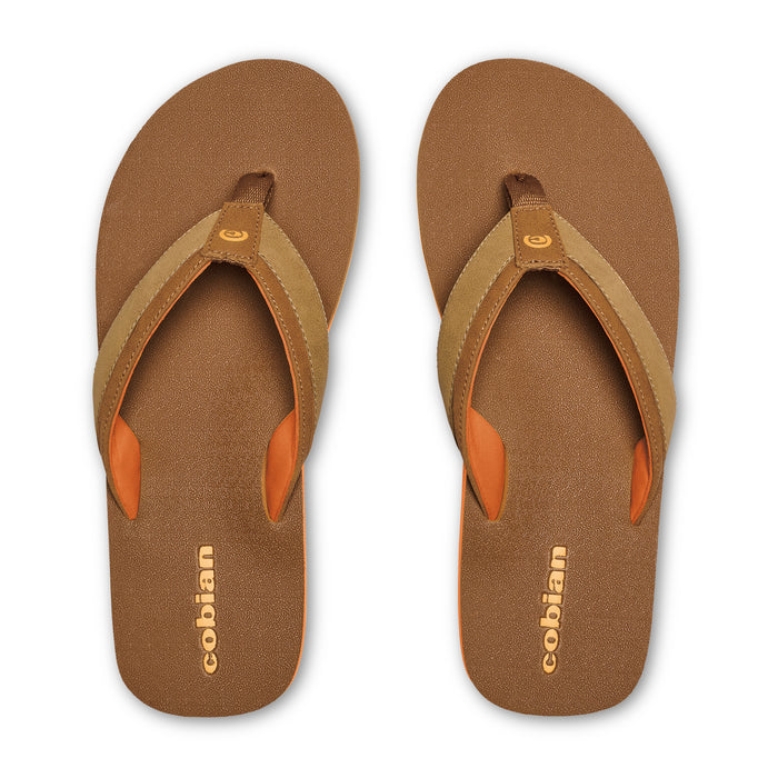 Cobian Foamie Brown Top View #color_brown