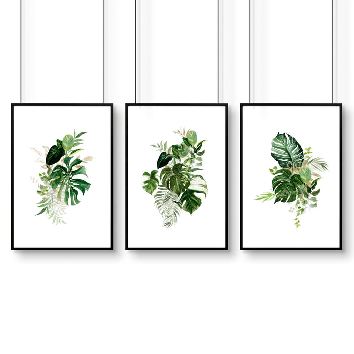 Botanical prints | set of 3 wall art prints