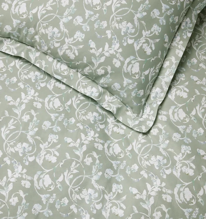 Fronda duvet cover ans sham in sage