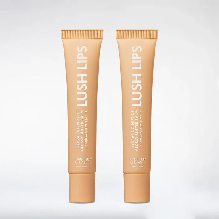 Glossy Peptide Lip Balm (Pack Of 2) | Vanilla | 12 Hrs Hydration  | Super Saver Sale