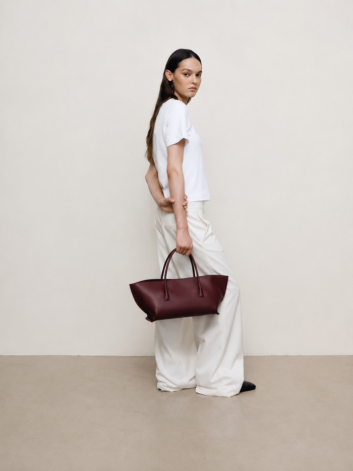 Greta Tote Burgundy