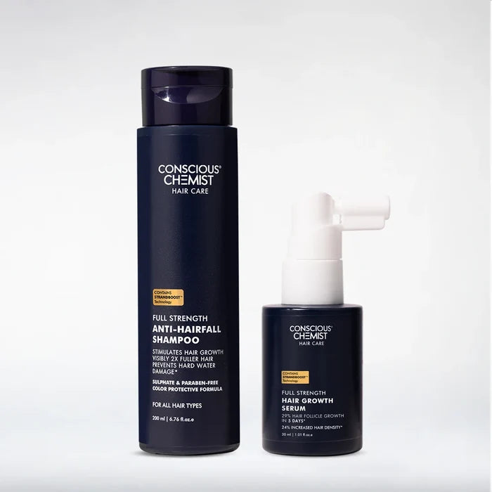 Hair Growth Duo | Shampoo & Serum | Reduces Hairfall & Supports New Hair Growth | Haircare