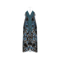 Halterneck backless dress