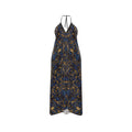 Halterneck backless dress