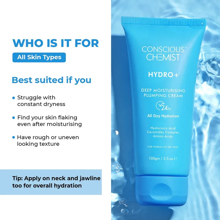 Hydro+ Multi Hyaluronic Acid Moisturiser (Pack Of 2) | 2x100 Gms | Best Deal