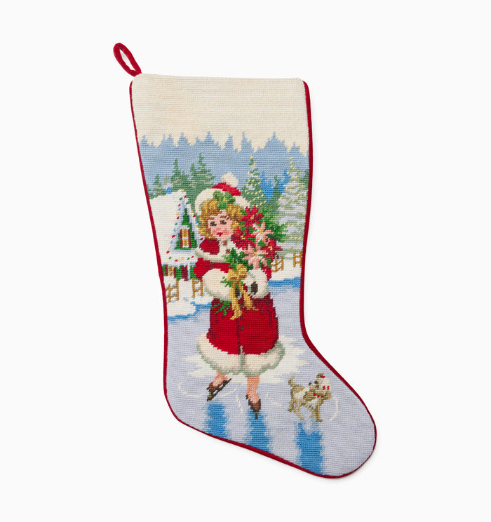 Ice Skater Girl Stocking