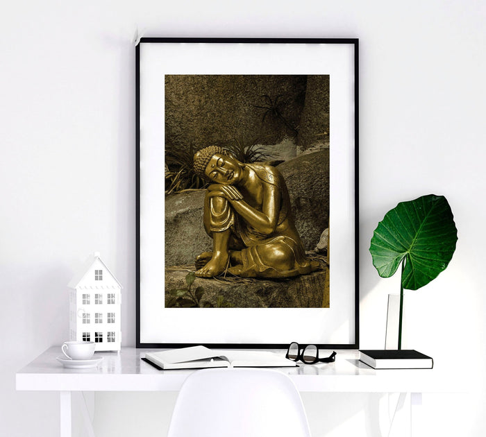 Inspiration quote art | set of 3 Buddha wall art prints