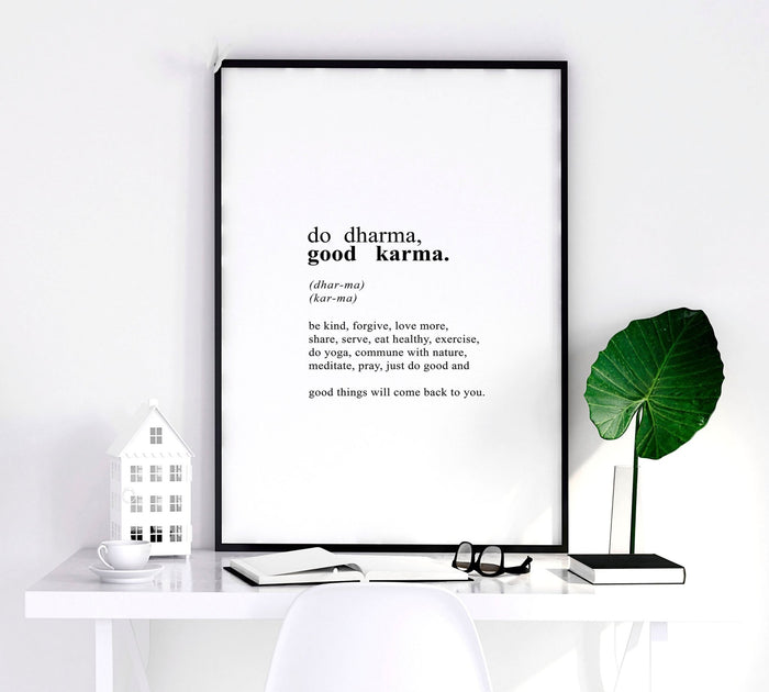 Inspiration quote art | set of 3 Buddha wall art prints