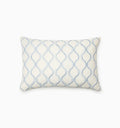 Isabella ivory/sea decorative pillow