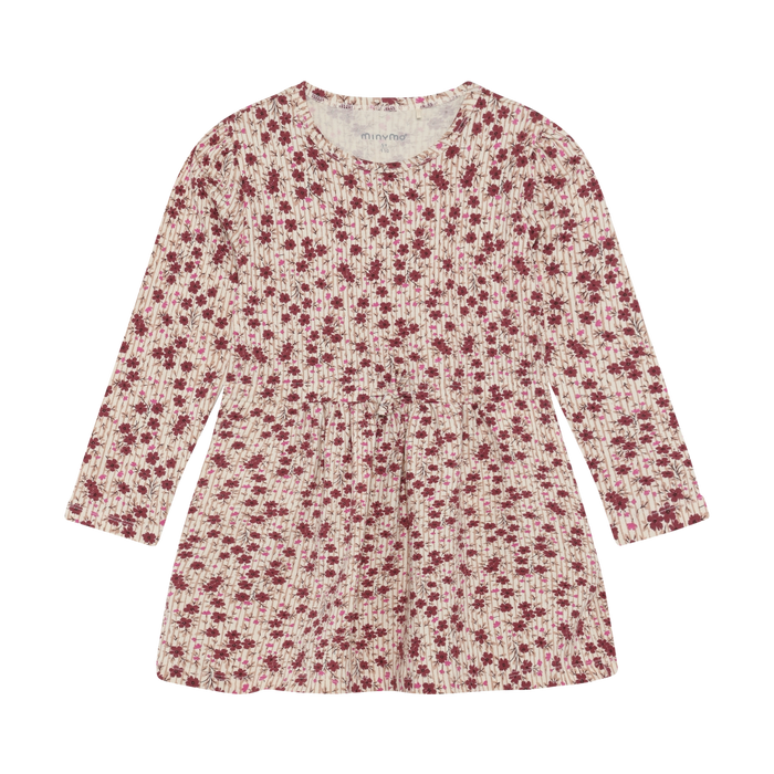 Long Sleeve Floral Dress- Seedpearl