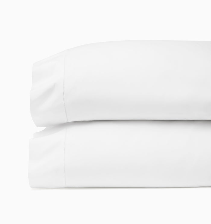 Luxor white pillowcase stack