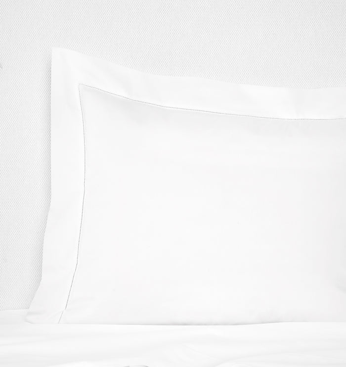 Luxor white standard sham