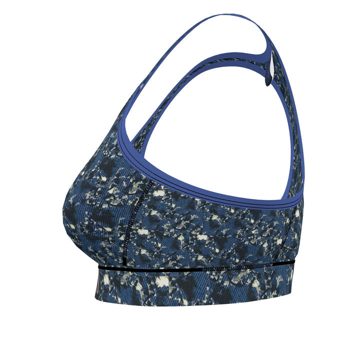 Marble-look Sports Bra