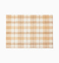 Masseria placemat in almond/oyster on a white background