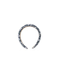 Navy Floral Padded Headband
